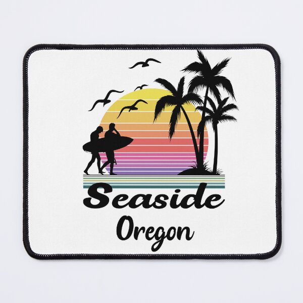 Item preview, Seaside Oregon Seaside Retro Sunset designed and sold by mountainadora.