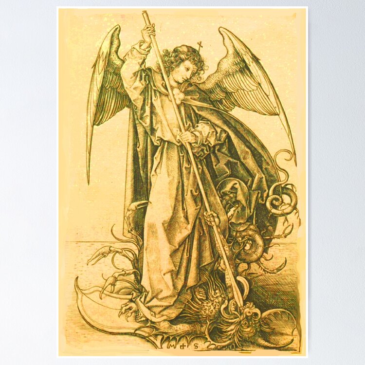 Saint Michael the Archangel Ultra soft baby Blanket. Saints Prayer