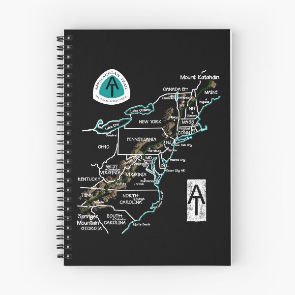 Item preview, Appalachian Trail Map designed and sold by ThreadsNouveau.