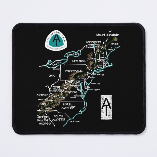Item preview, Appalachian Trail Map designed and sold by ThreadsNouveau.