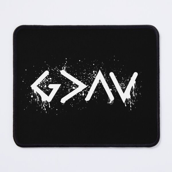 Item preview, God is Greater than the Highs and Lows, Ups and Downs, Splatter, Drip  designed and sold by ChristianLife.