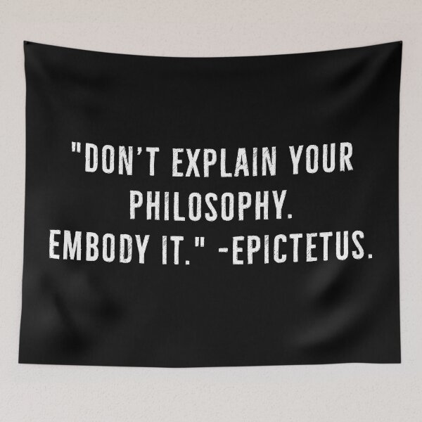 Item preview, Embody Your Filosofy - Epictetus designed and sold by PhilosophyWear.