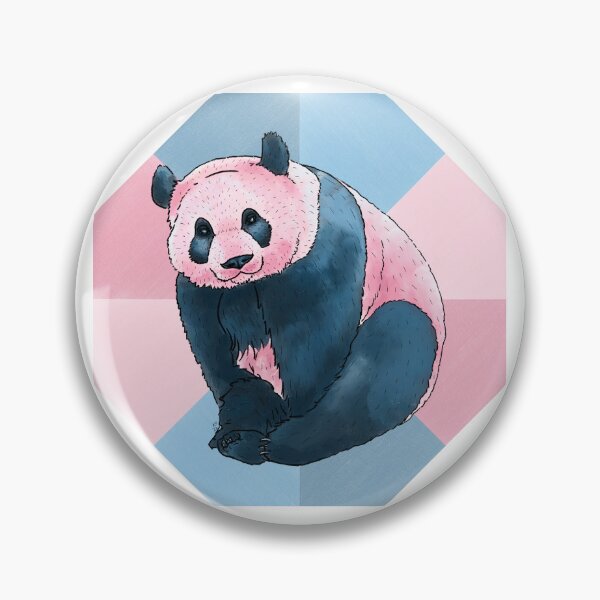 Item preview, Transgender Panda trans pride  designed and sold by kylepeterart.