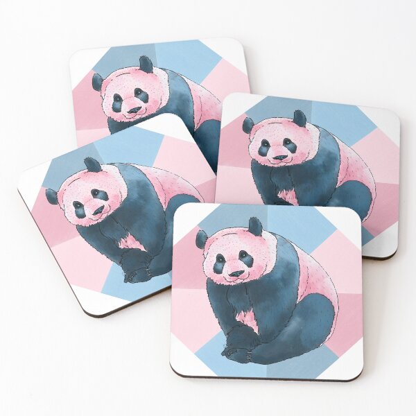 Item preview, Transgender Panda trans pride  designed and sold by kylepeterart.