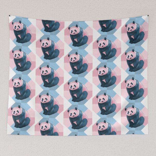 Item preview, Transgender Panda trans pride  designed and sold by kylepeterart.