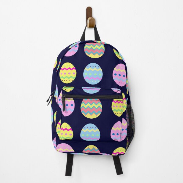 Item preview, happy easter colorful design of easter eggs in pastel colors designed and sold by DahliaBlanche.