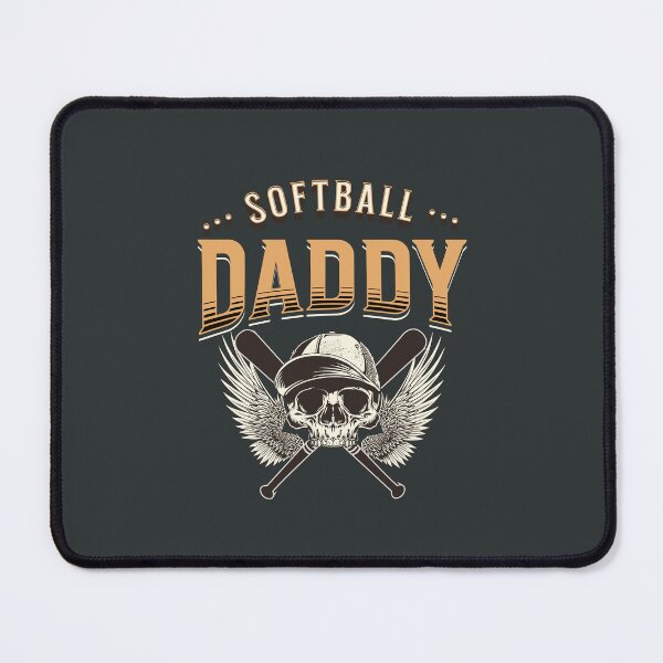 Item preview, Softball Daddy For Dads Moms Mem Women designed and sold by JooArtPrints ★★★★★.