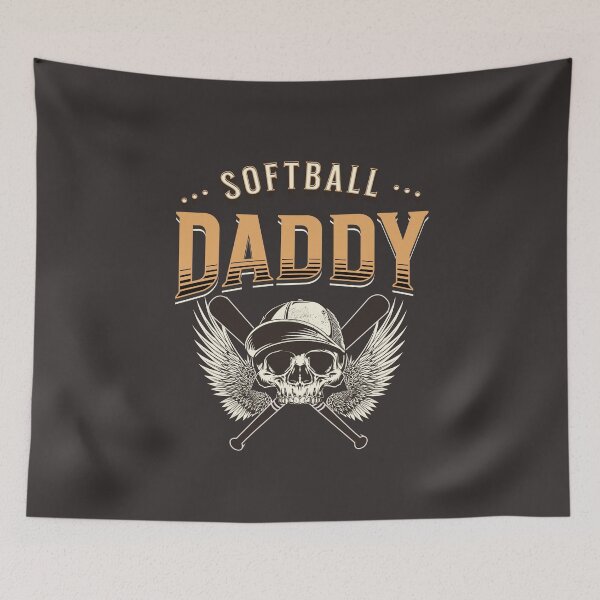 Item preview, Softball Daddy For Dads Moms Mem Women designed and sold by JooArtPrints  ★★★★★.