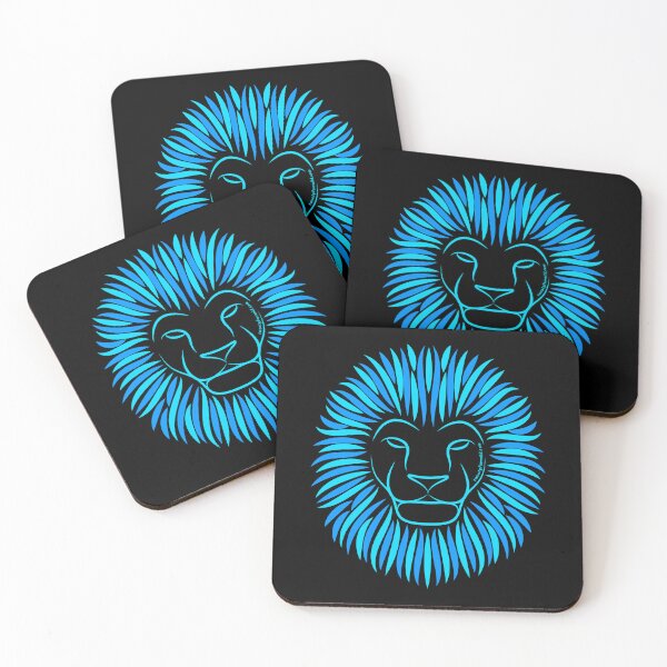 Item preview, Winter Blue Ice Lion | Twenty Four Wild designed and sold by Duncan Jones.