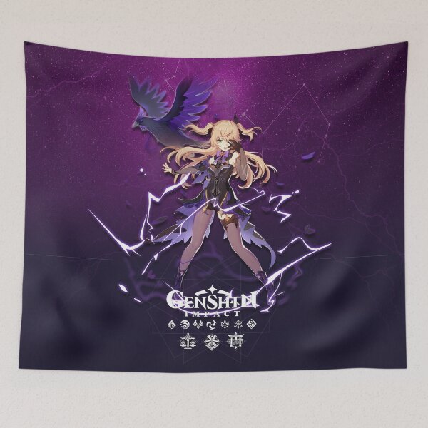 Item preview, Fischl Electro Character Genshin Impact designed and sold by genshinwaifus.