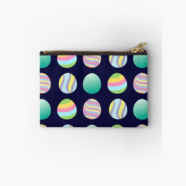 Item preview, happy easter colorful design of easter eggs in pastel colors designed and sold by DahliaBlanche.