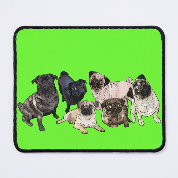 Item preview, Six Pugs by FivePugs designed and sold by FivePugs.