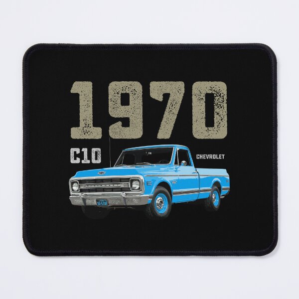 Artikelvorschau, 1970 Chevy C10 Pickup blau entworfen und verkauft von SkyStract.
