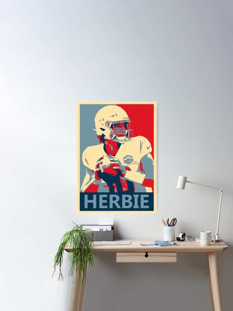 Justin Herbert Chargers Campaign Poster for Sale by alolaraichu