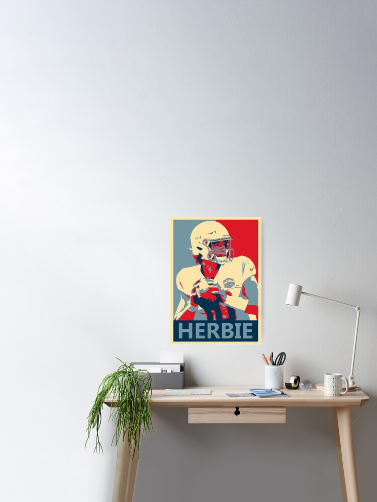 Justin Herbert Chargers Campaign Poster for Sale by alolaraichu