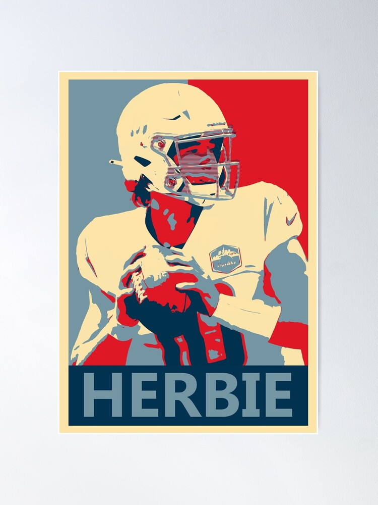 Justin Herbert Chargers Campaign Poster for Sale by alolaraichu