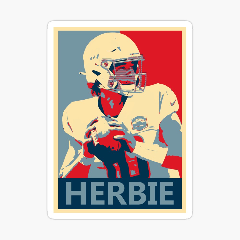 Justin Herbert Chargers Campaign' Poster for Sale by alolaraichu