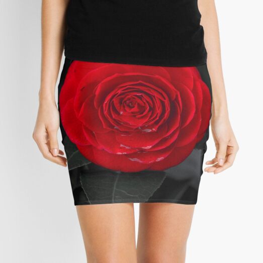 Red Rose Mini Skirt