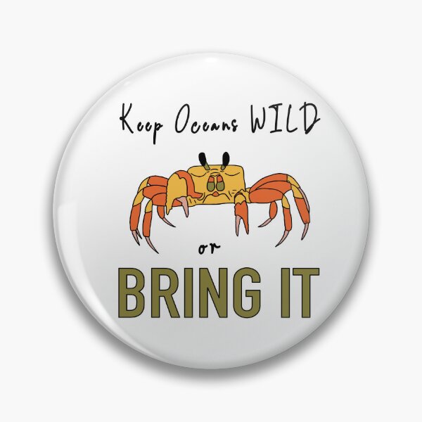 Artikelvorschau, Angry Crab für Save the Oceans entworfen und verkauft von christeldussart.