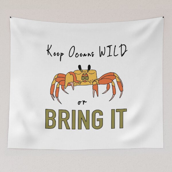 Item preview, Angry Crab for Save the Oceans designed and sold by christeldussart.