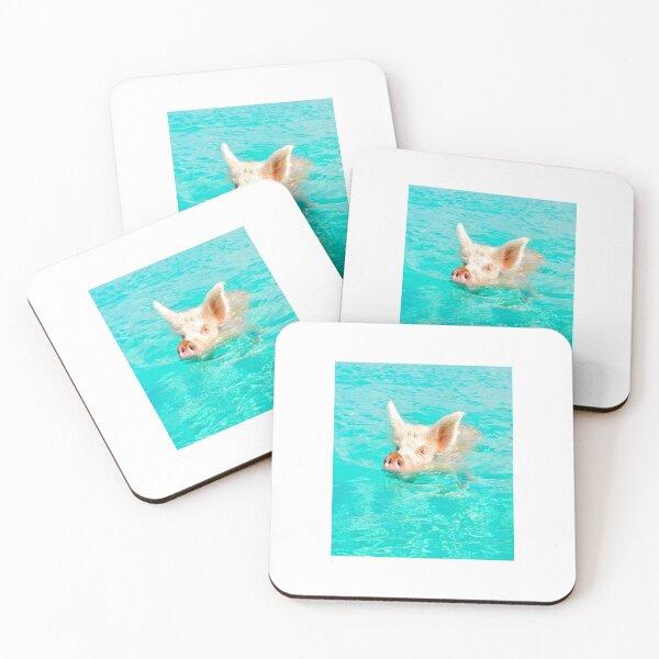 Item preview, the pig is swimming designed and sold by Tiziza.