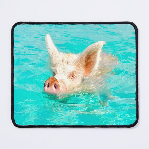 Item preview, the pig is swimming designed and sold by Tiziza.