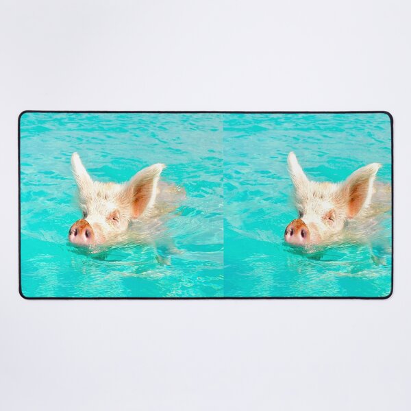 Item preview, the pig is swimming designed and sold by Tiziza.