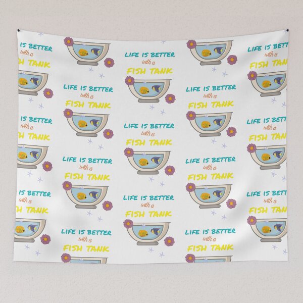 Item preview,  life is better with a fish tank  funny gift Idea for fish tank lovers aquarium  designed and sold by KHELISTORE.