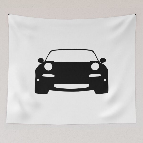 Item preview, Mazda Miata MX5 NA front silhouette designed and sold by EdimDesign.