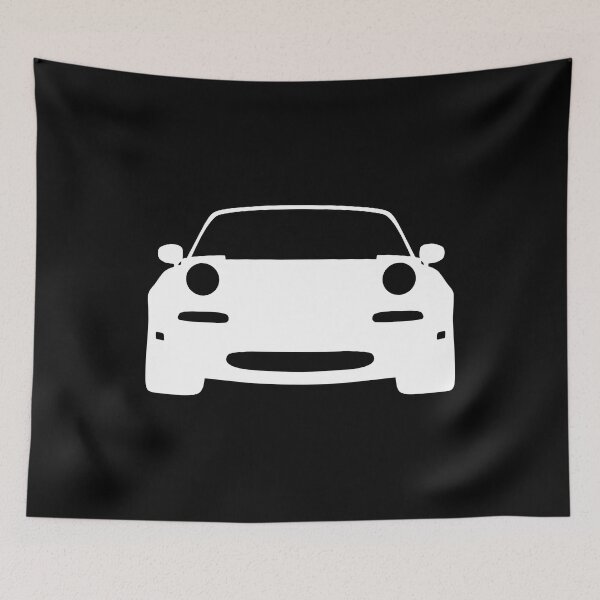 Item preview, Mazda Miata MX5 NA front silhouette designed and sold by EdimDesign.