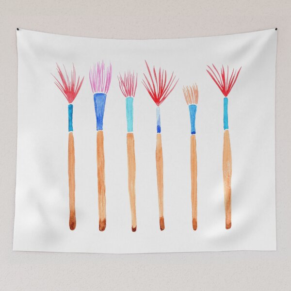 Item preview, Painters Paradise - Watercolor Paintbrushes designed and sold by Carrie Cantwell Art.