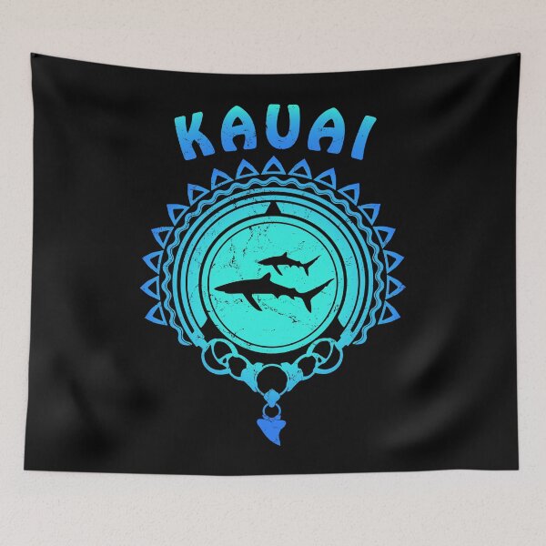 Artikelvorschau, Kauai Blauhai entworfen und verkauft von NicGrayGraphic.