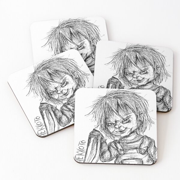 Item preview, Chucky, Child's play, horror killer, horror movie, scary art designed and sold by Hekkoto.