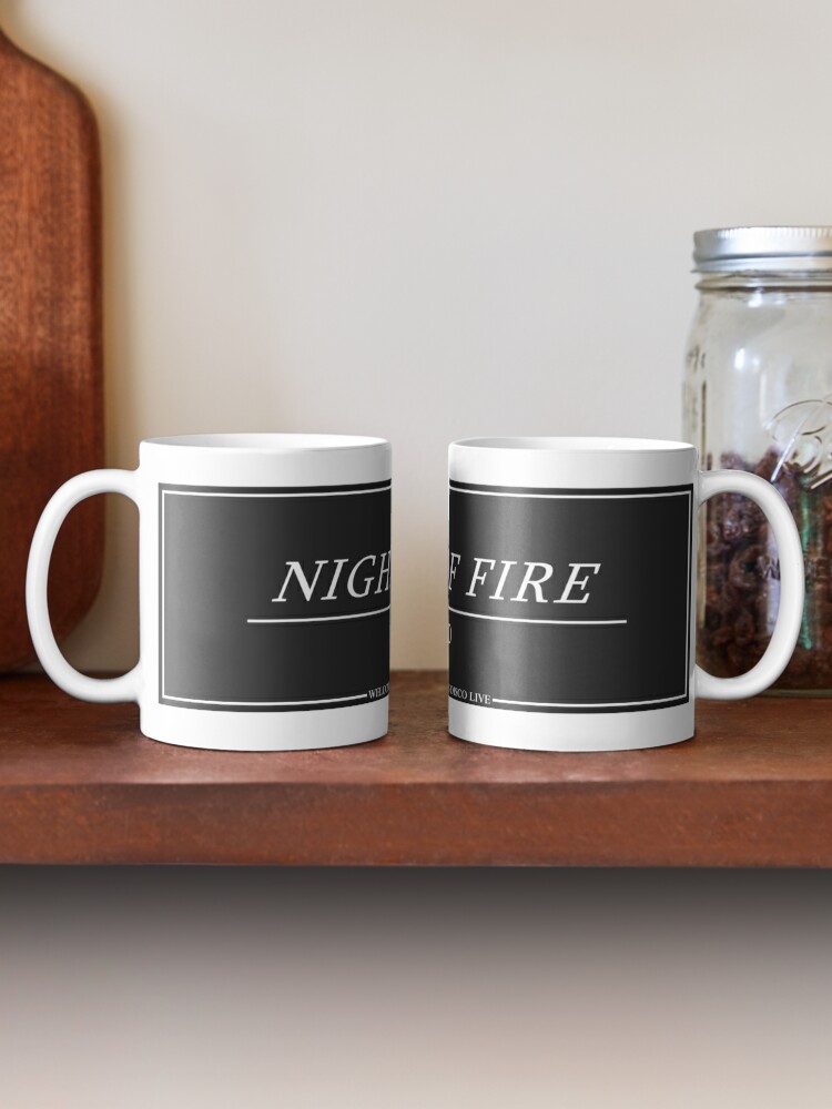 Night Of Fire Initial D Eurobeat Sticker Mug By Mety Redbubble