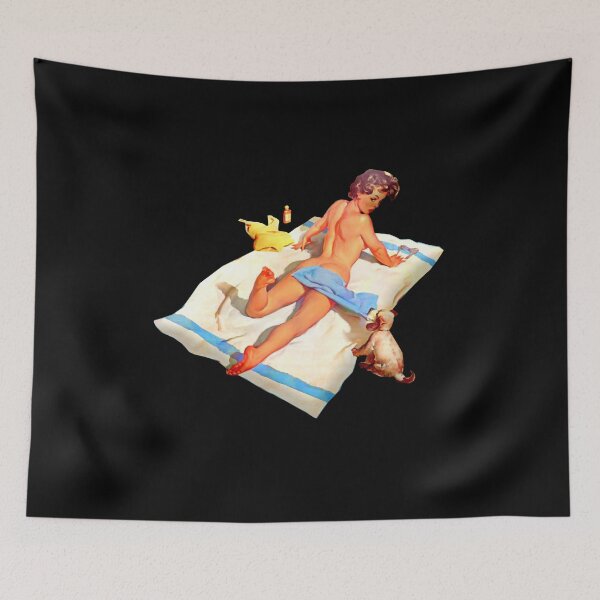 Item preview, Sexy Pin Up Girl Beach Vintage Retro designed and sold by AlexaTees.
