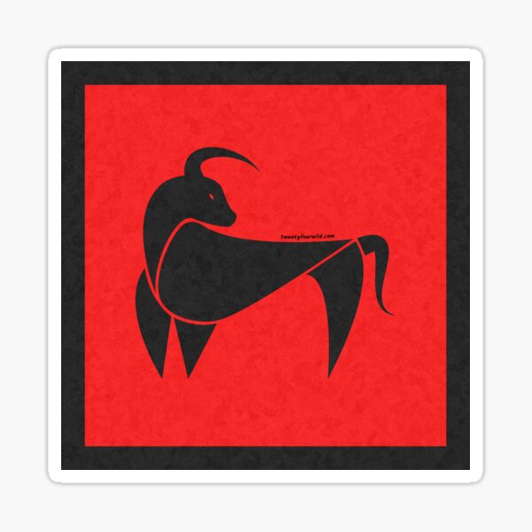 Taurus El Toro The Bull | Twenty Four Wild Sticker