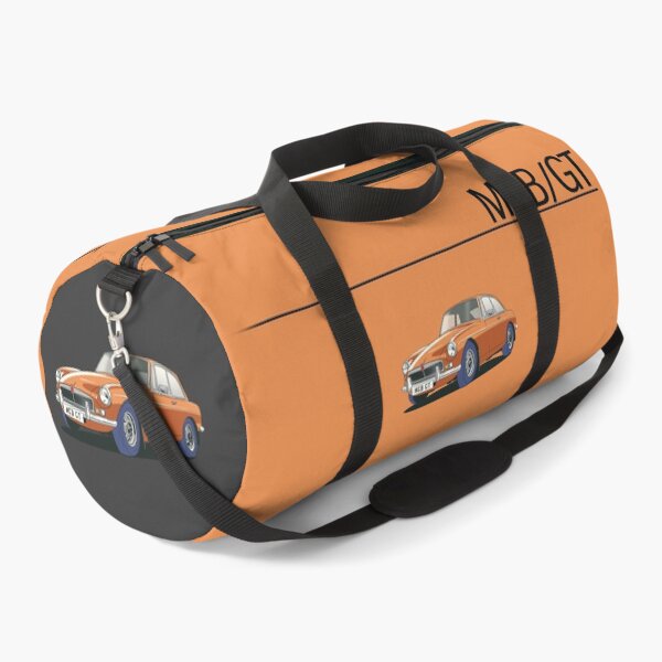 Item preview, MGB GT luggage bag in orange designed and sold by Webazoot Industries - Car Art.