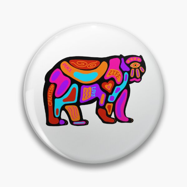 Item preview, Native Abstract Art Bear designed and sold by JKdigital.