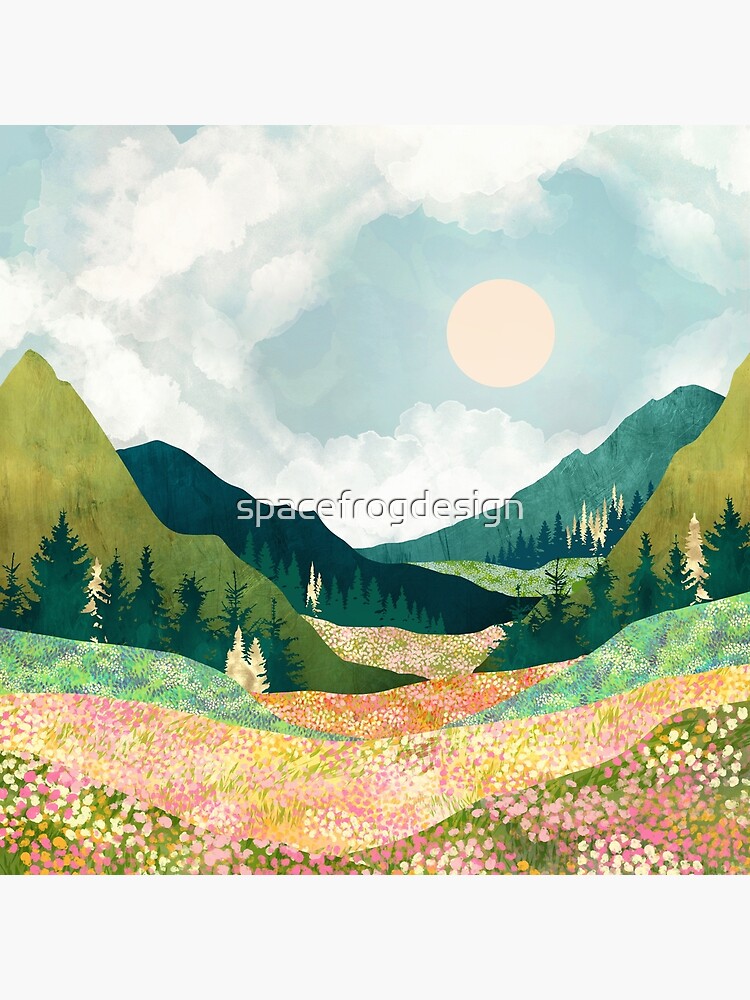 Spring Flower Vista by spacefrogdesign