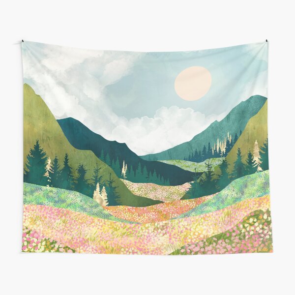 Item preview, Spring Flower Vista designed and sold by spacefrogdesign.