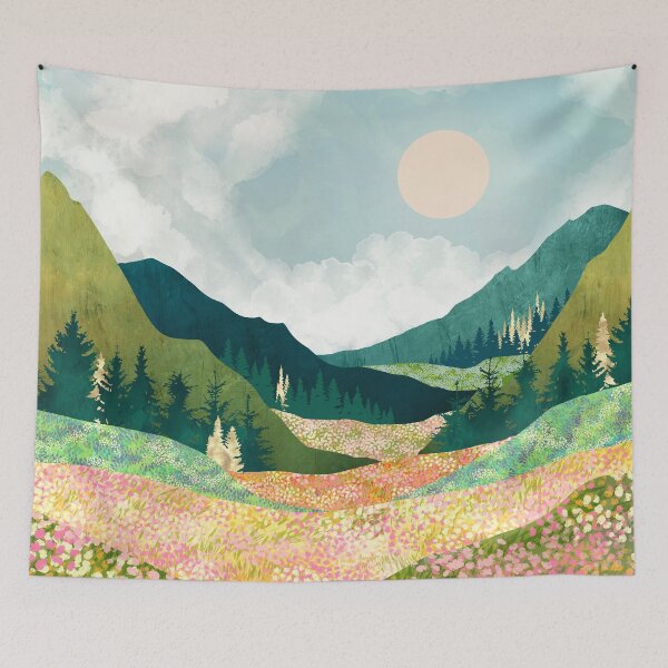 Item preview, Spring Flower Vista designed and sold by spacefrogdesign.
