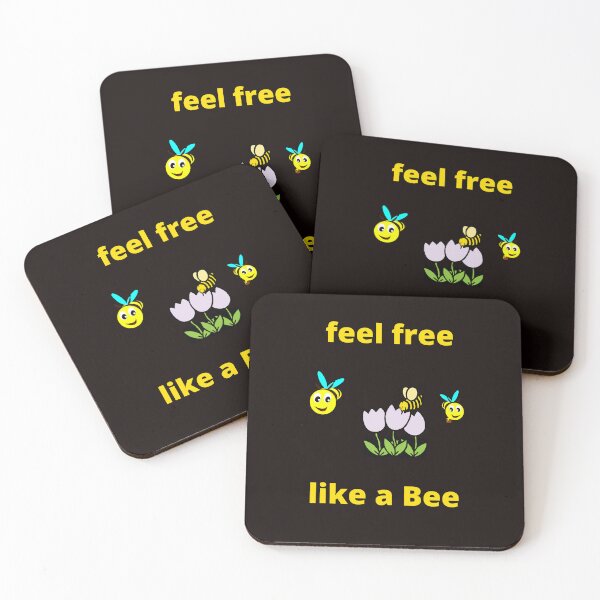 Item preview, FEEL FREE LIKE A BEE designed and sold by sebastiano01.