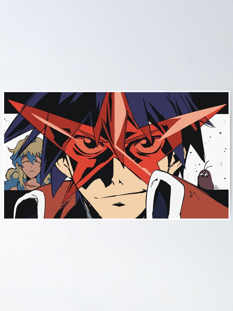 Tengen Toppa Gurren Lagann Poster for Sale by LOUBNASHOP94