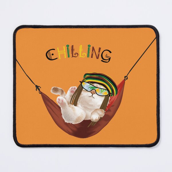 Item preview, Chilling cat with wig designed and sold by urban-color.
