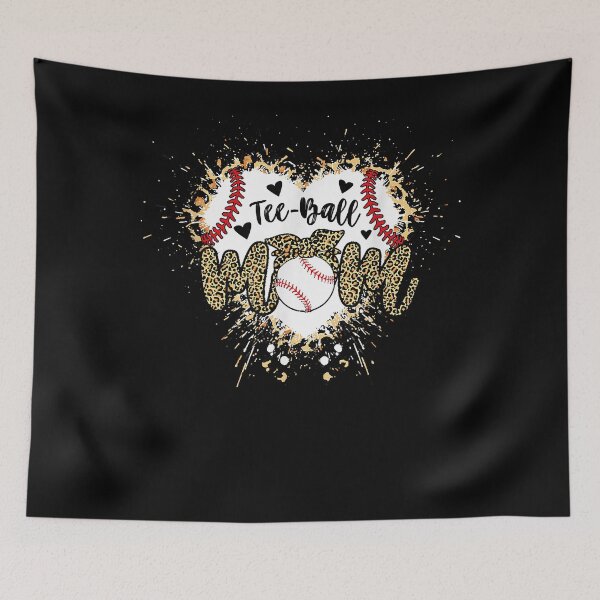 Item preview, Ball Mom Mother's Day Tee Teeball Mom Leopard Funny T-Shirt designed and sold by sweazyyh.