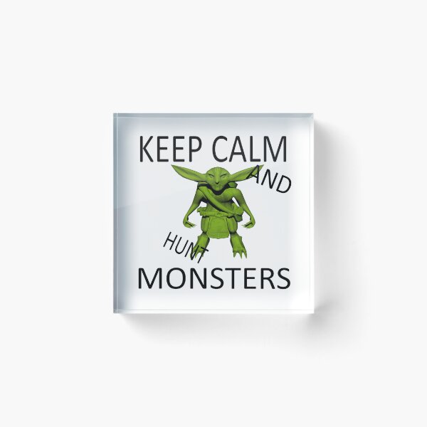 Item preview, Keep Calm and Hunt Monsters designed and sold by davidmurtagh.