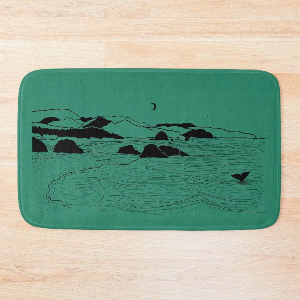 Item preview, Whale's Tale from Ecola Park looking down at Cannon Beach & Haystack Rock Oregon Coast. designed and sold by SaltyRaven.