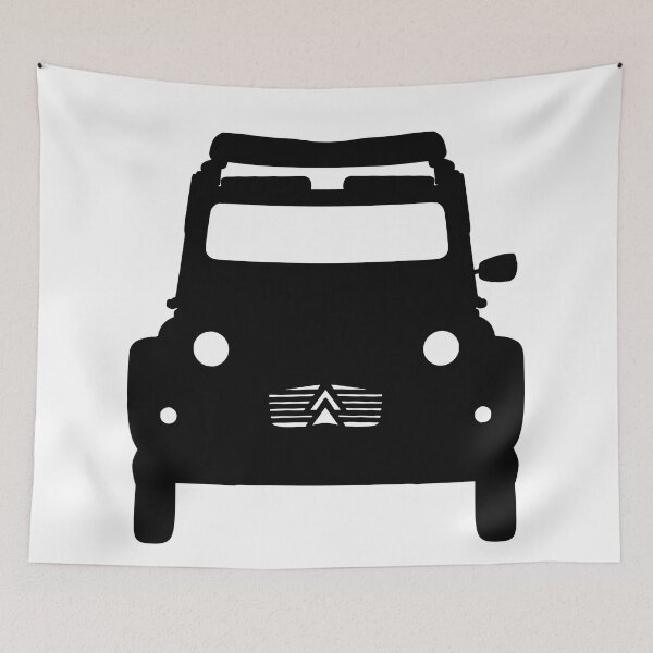 Item preview, Citroen 2CV black silhouette designed and sold by EdimDesign.