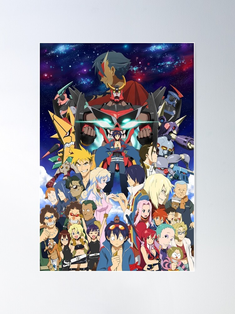 Tengen Toppa Gurren Lagann Movie Lagann-Hen Anime Poster – My Hot Posters