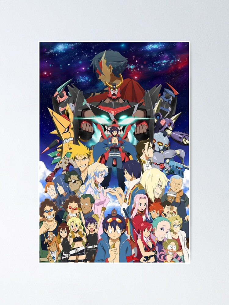 Gurren Lagann Wall Art for Sale